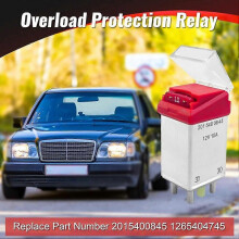 2015400845 Overload Protection Relay Fit for Mercedes R107 W123 W124 W126 W201 W460 W461 Replace 1265404745
