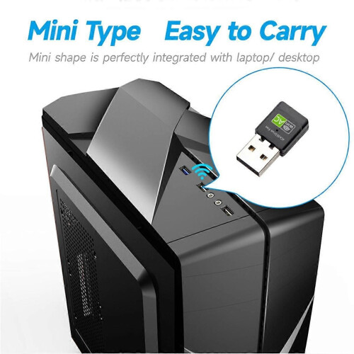 Ασύρματη κάρτα USB διπλής ζώνης 650M χωρίς πρόγραμμα οδήγησης, 1