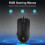 USB C Mouse Type C Ergonomic Wired Mouse RGB Gaming Mouse Optical Mouse 4