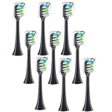 9PCS Brush Heads for V1 V2 X3 X3U X5 D2 D3 SOOCARE Electric, A