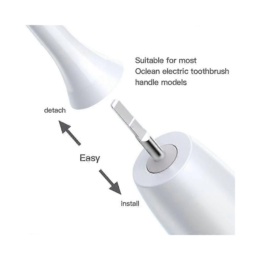 10PCS Replacement Brush Heads for Electric Toothbrush, A