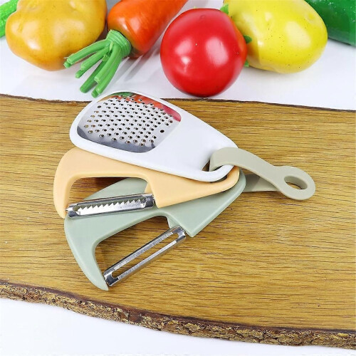 3 Pieces Vegetable Peeler, Julienne Peeler, Stackable Cooking Tools 2