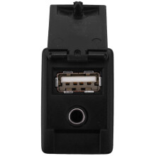 Auto AUX USB-poort adapter jack voor Toyota Rav4 Camry Yaris Corolla Avalon 86190-0R010 Kunststof
