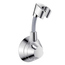 Supporto per soffione doccia senza foratura, regolabile con ventosa, compatibile con vasca da bagno,