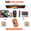 Transparent Wireless Mouse Dual Mode 2.4G Bluetooth Rechargeable Mouse Noiseless Cordless Computer 4