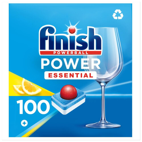 Finish Finish Power Essential Dishwasher Tablets Lemon 300 Tabs