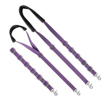 Dog Grooming Belly Strap,Dog Grooming Loops compatible Table Arm Extender with Clamp Loop Bathing Restraint Leash Purple