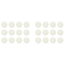 Round Paper Fiber Woven Place Mats Decorative Braided Natural Mat Holidays Parties Decor 15 inch Set