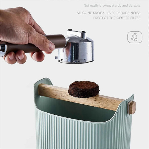 Coffee Knock Box Large Capacity Espresso Grounds Container Powder Beveled Residue Dump Bucket Maker 2