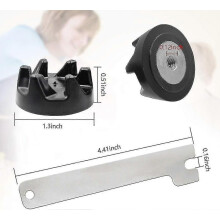5pcs Kitchenaid Mixer Rubber Coupler Gear Clutch with Removal Tool for 9704230