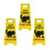 3Pcs Funny Cats Vomit Caution Signs Humorous Double-Sided-C 1