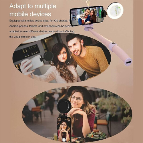 Selfie Ring Light Rechargeable Portable Clip on Selfie Ring Light 1