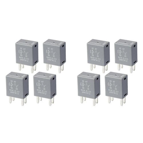8 τεμάχια 12088567 8567 Ρελέ αυτοκινήτου - 12VDC 30A 4-ακίδων, Ρελέ