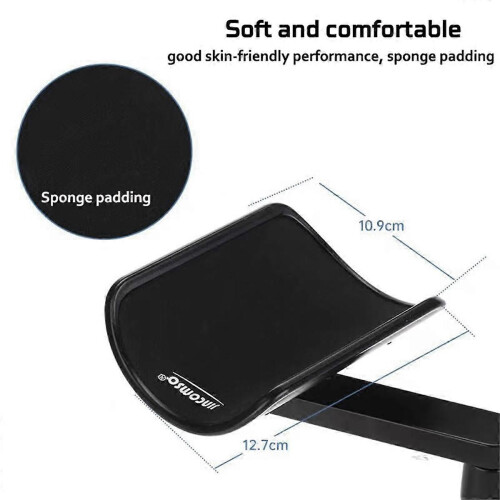 Metal Adjustable Arm Rest Wrist Support Extended Mouse Pad Gray 1