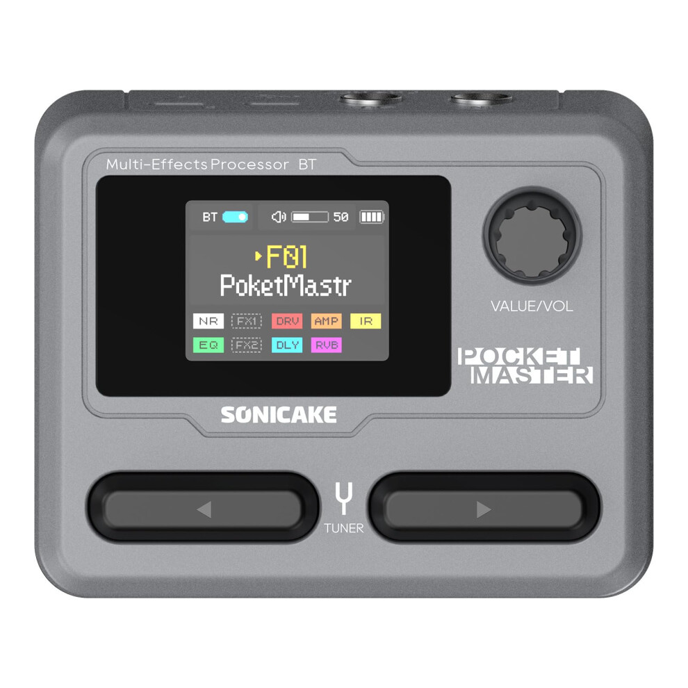 Photos - Guitar Accessory SONICAKE Pocket Master Guitar Bass Amp Modeling IR Cabinets Simulation