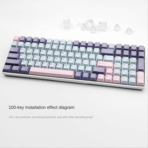 125 Keys PBT Double Shot Keycaps Set Key Caps Cherry Height Type-B 2