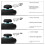 Compatibile con Switch2 Joystick Cap + D-Pad Button Cap Set compatibile con Switch 2 D-PAD Color Button 2