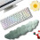 A-Keyboard Wrist Rest Pad, Ergonomic Design, Cute Cloud Decor Gift 3