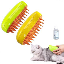 Stoomborstel voor katten - Stoomborstel voor katten, haarborstel voor katten, oplaadbaar