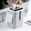 Mini Small Waste Bin Desktop Garbage Basket Home 4