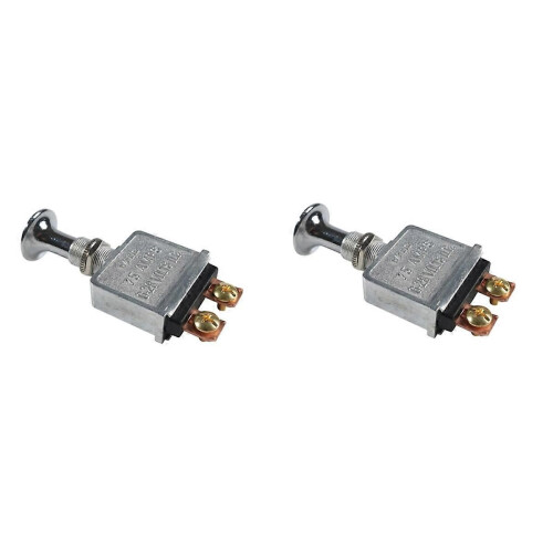 Διακόπτης Push-Pull βαρέως τύπου 75 AMP 6-28V DC 2 θέσεων Spst on/off για αυτοκίνητα, φορτηγά