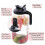 Καφετιέρα Cold Brew 64Oz Κανάτα Cold Brew με ανοξείδωτο φίλτρο Super Dens για παγωμένο καφέ 1