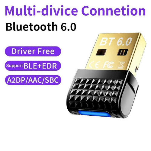 Προσαρμογέας USB Bluetooth6.0 Δέκτης Dongle Πομπός Υποστηρίζει BLE+ γι 1