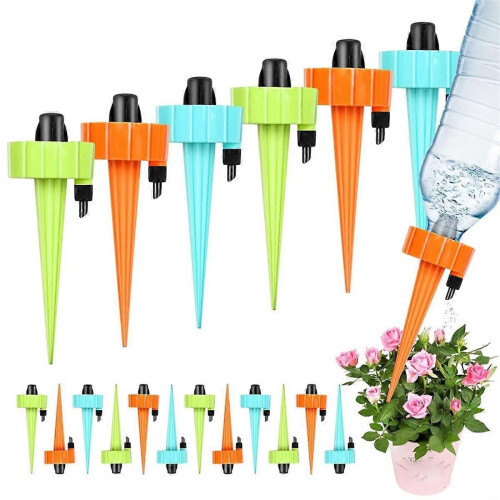 Automatic Watering Spike Device Outdoor Automatic Plant Drip Irrigation System with Slow Release Control Valve Switch 1