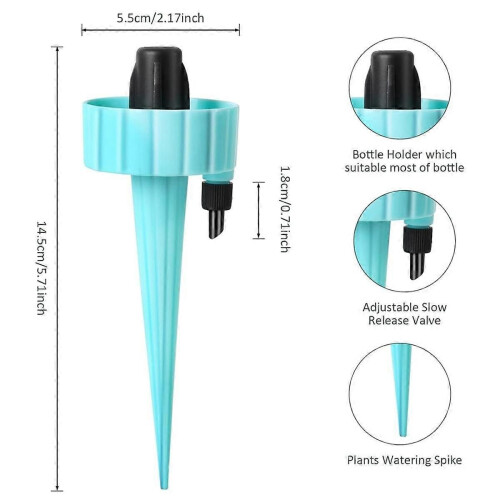 Automatic Watering Spike Device Outdoor Automatic Plant Drip Irrigation System with Slow Release Control Valve Switch 2