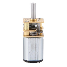 Nuevo motor de CC N20 DC3V 6V 12V con reductor de velocidad de 50-2000 RPM y caja de engranajes metálica.
