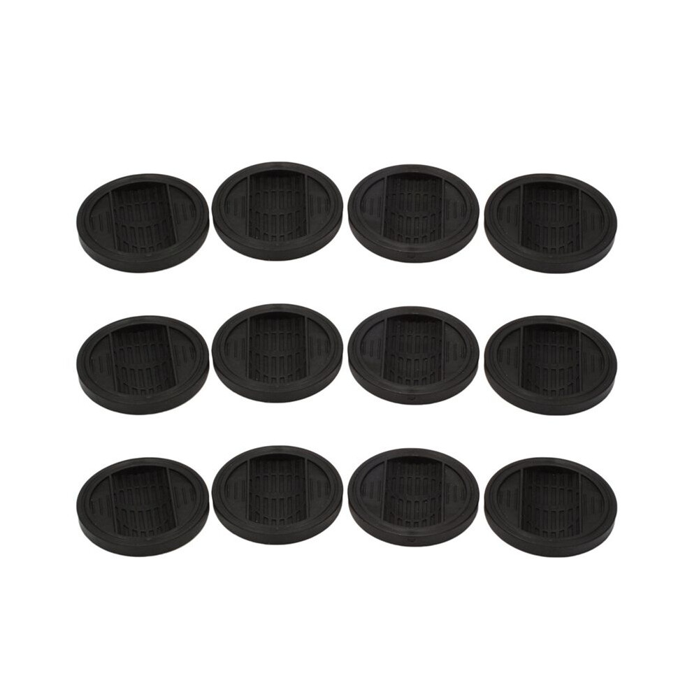 Furniture Castor Cups 12 Pcs, Rubber Feet Pads Non Slip Furniture Coasters For Chair Leg Floor Protectors Bed Sofa Wheel 6031612564714