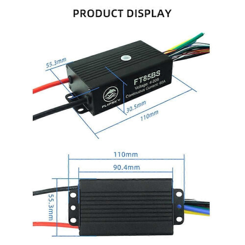 Flipsky FT85BS Πλάκα βάσης αλουμινίου ESC για ελεγκτή ταχύτητας κ 1