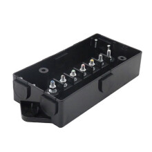Weatherproof 7 Pole Cord Connection Box 7 Way Electrical Trailer Junction Box 7 Gang Trailer Wire Harness Junction Box