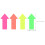 20Sheets Multi-Color Pet Arrow Flag Tabs Self Adhesive Writable Notes 2