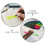 20Sheets Multi-Color Pet Arrow Flag Tabs Self Adhesive Writable Notes 4