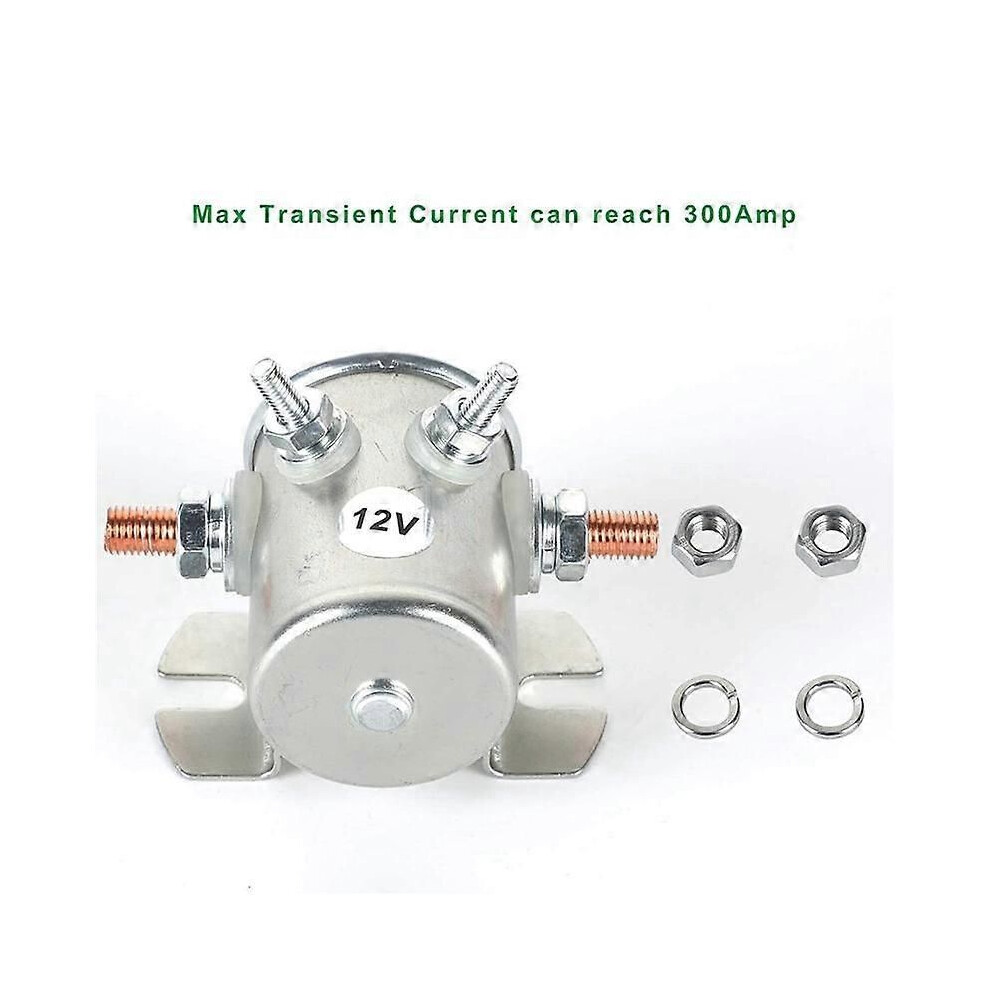 Max 300A Continuous Duty Solenoid Relay 12V Dc Solenoid For Golf Carts,Winch ,Marine In Rush 9319739890877