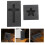 2Stk Gussform Graphit Stern Metall Gießen Schmuck Modell 6