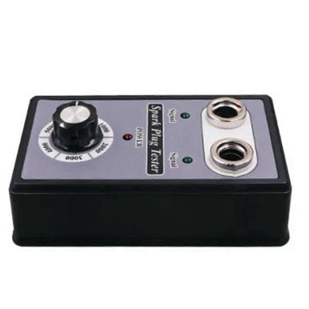 Double Hole Spark Plug Tester 110V 220V To 12V Car Motorcycle For For Detector Ignition Plug Analyz Black 9319739891331