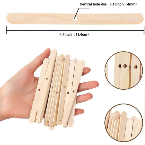 Candle Making Kit,Wooden Candle Wick Holders,Candle Wick Sticker,Candle Wicks Candle Centering Tool 1