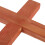 Rustikales Holz Wandanhänger Dunkelrot Für 4