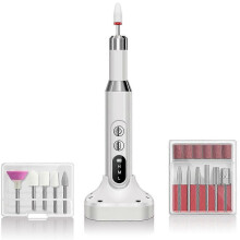 Bezprzewodowa wiertarka elektryczna do paznokci, bezszczotkowa obcinarka do manicure, pilnik do paznokci,