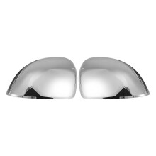 For 500X 2014 2015 2016 2017 2018 2019 Chrome Side Wing Rearview Door Mirror Cap Trim Auto Cover Sty