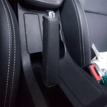 Car Leather Gear Handbrake Cover Shift Lever Cover compatible K2 2011 2012 2013 2014 2015 2016