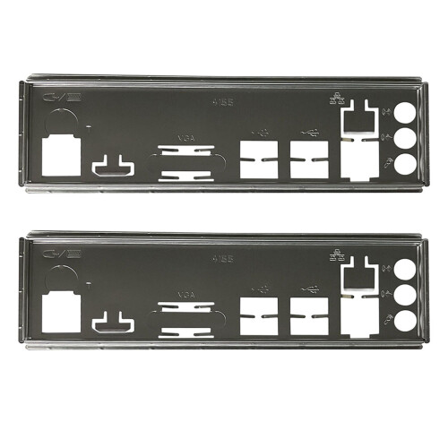 2X I/O Shield Back Plate for B250C B75 12USB B75 8USB Mining Motherboard IO Baffle Chassis Bracket