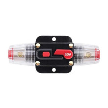 60A Circuit Breaker Fuses 12-24Vfor System Protection Car Marine Boat Stereo Switch Audio Inverter System Protection