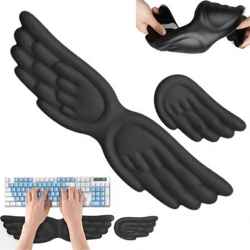 Keyboard Mouse Wrist Rest Memory Foam Support Ergonomic Anti-Slip 1