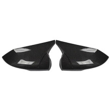 For 2021 2022 Car Rearview Side Mirror Cover Wing Cap Exterior Door Housing Shell Trim