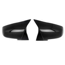 Car Glossy Black Rearview Side Mirror Cover for M2 F30 F20 I3