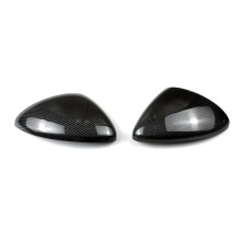 Copertura per specchietto retrovisore laterale in vera fibra di carbonio, compatibile con Porsche Panamera