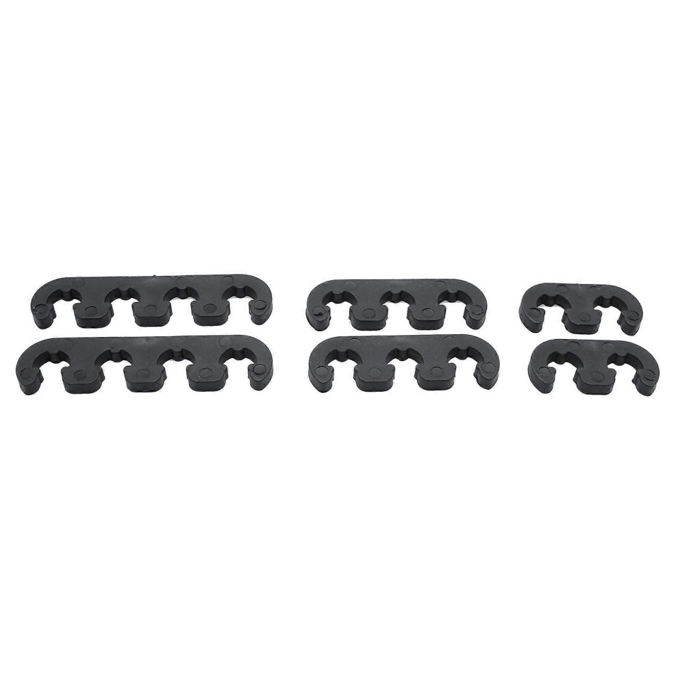Universal 7Mm 8Mm For Spark Plug Wire Separator Divider Ignition Lead Wire Divider Separator Clip Black 9319739896275